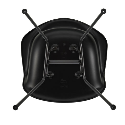 Cadeira de Braços em Plástico Eames DAX / Base Preta